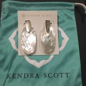 Firm! White mop Kendra Scott Aragon Earrings